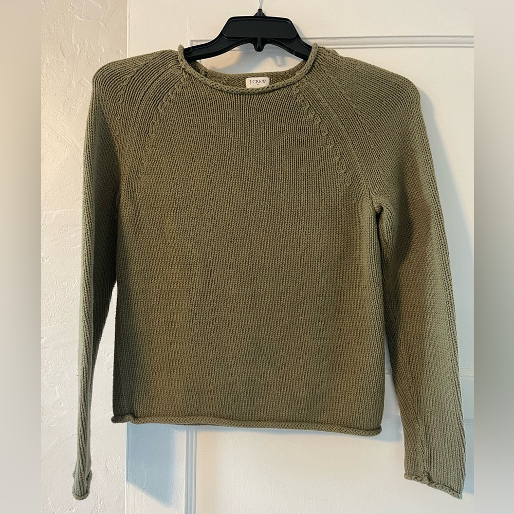J. Crew green Women's Crew Neck Sweater